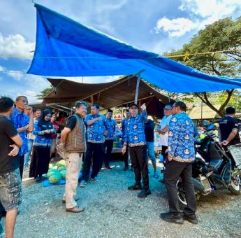 Bupati Soppeng Suwardi Tinjau Pasar Lamataesso Fokus Tingkatkan Kenyamanan dan Efisiensi Pasar