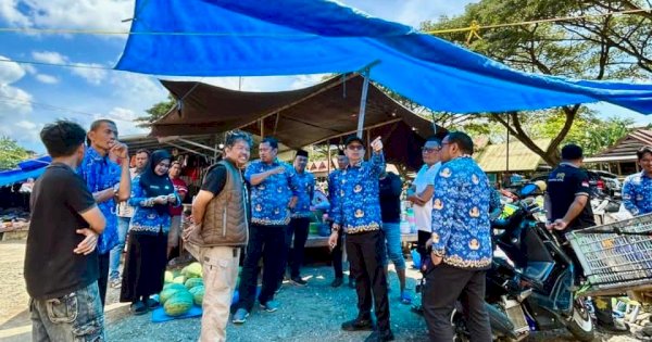Bupati Soppeng Suwardi Tinjau Pasar Lamataesso Fokus Tingkatkan Kenyamanan dan Efisiensi Pasar