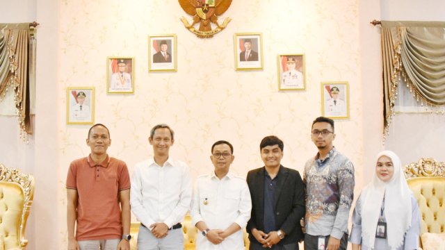 Bupati Soppeng Suwardi Haseng Terima Kunjungan Audiensi PT. Indosat Ooredoo Hutchison