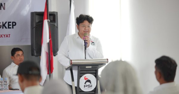 Di Pangkep, Ketua PSI Sulsel Muammar Gandi Yakin Menang Besar di Pemilu 2029