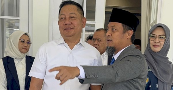 Rusdi Masse dan Gubernur Sulsel Bertemu, Bahas Persiapan Rakernas NasDem dan Pembangunan Daerah