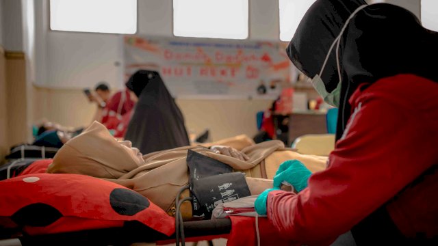 Peringati HUT ke-80 Kemerdekaan RI, Pemkab Pangkep Gelar Donor Darah