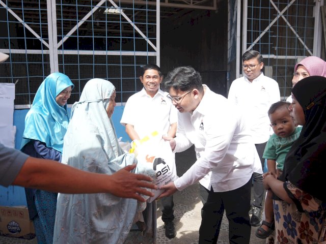 Korban Kebakaran Rappokalling Makassar Terima Bantuan dari PSI Sulsel