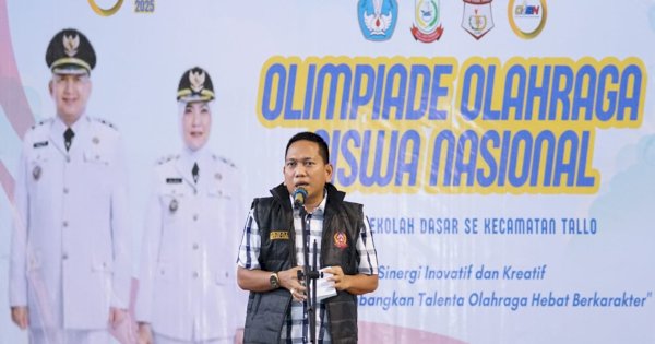 Buka O2SN Tingkat Tallo, Ketua KONI Makassar Ismail Harap Jadi Wadah Talenta Muda Berprestasi