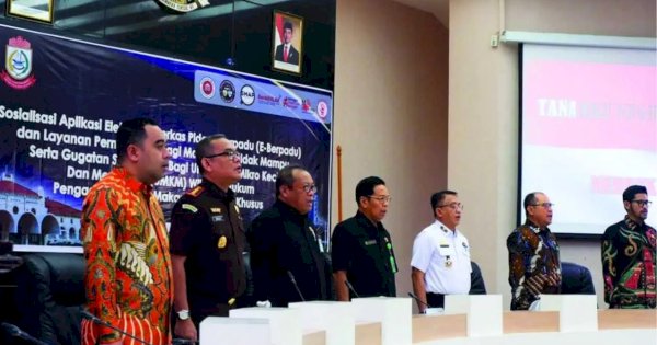 Waket DPRD Makassar Andi Suharmika Hadiri Peluncuran Aplikasi E-Berpadu di PN, Dukung Digitalisasi Layanan Hukum