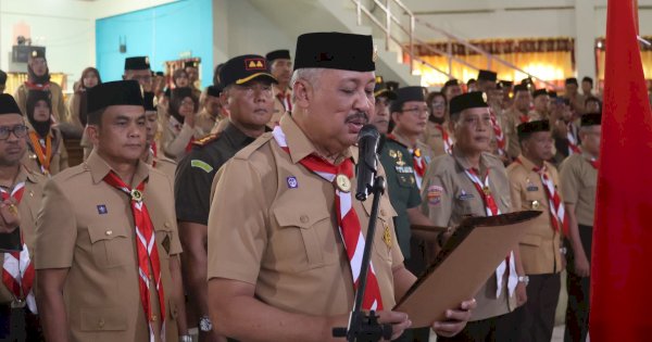 Pramuka Pinrang Siap Jadi Mitra Strategis Pemerintah dalam Membangun Generasi Muda