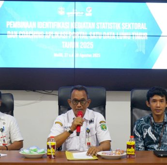 Pemkab Lutim Gelar Pembinaan Statistik Sektoral dan Coaching Portal Satu Data