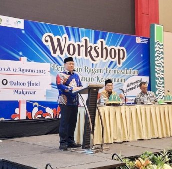 Sulsel Tuan Rumah Workshop Pemetaan Permasalahan Layanan Keagamaan
