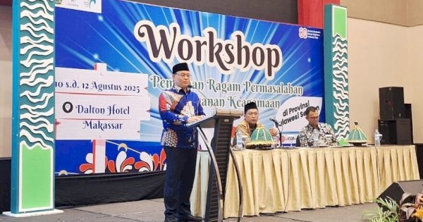 Sulsel Tuan Rumah Workshop Pemetaan Permasalahan Layanan Keagamaan