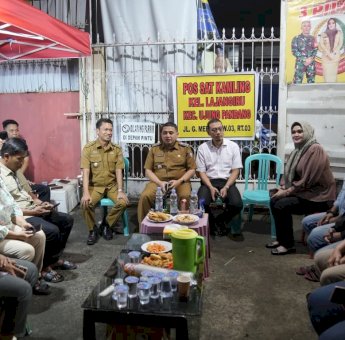 Aktifkan Siskamling, Wali Kota Makassar Turun Langsung ke Poskamling Hingga Tengah Malam