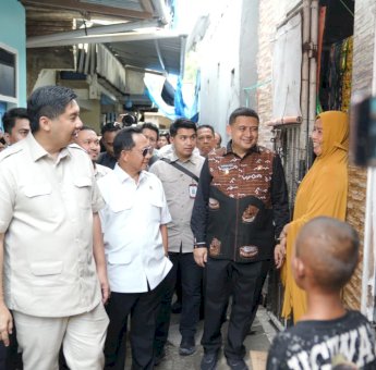 Wali Kota-Wawali, Mendagri dan Menteri PKP Tinjau Pemukiman Kumuh di Pampang