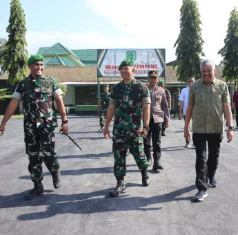 Sambut Kunker Komandan Korem 141 Toddopuli, Bupati Pinrang Irwan Hamid Tekankan Sinergi TNI Dalam Ketahanan Pangan