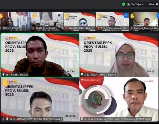 6.728 PPPK Ikuti Orientasi Melalui Distance Learning, BPSDM Sulsel Perkuat Nilai ASN BerAKHLAK