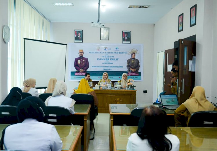 Wagub Sulsel Buka Pemeriksaan Gratis Kanker Kulit Peringati 356 Tahun Sulawesi Selatan
