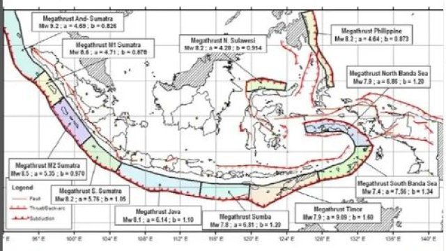 BMKG dan BRIN Ingatkan Potensi Gempa Megatrust M 8,8, Wilayah Mana Saja yang Bisa Terdampak?
