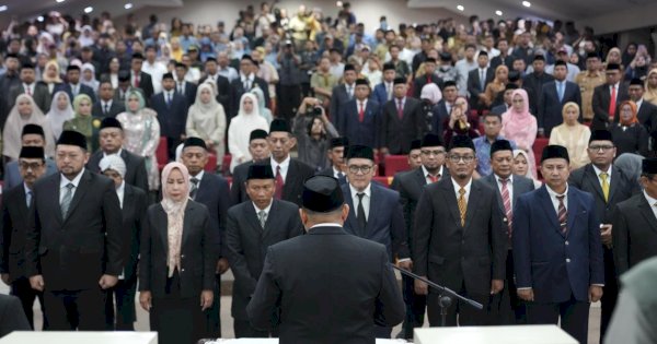 Kesbangpol Hadiri Pelantikan Direksi Perusahaan Daerah, Wali Kota Dorong Profesionalisme