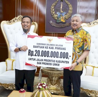 Sinergi Pemprov dan Pemkab Pinrang, Infrastruktur dan UMKM Dapat Dukungan Nyata