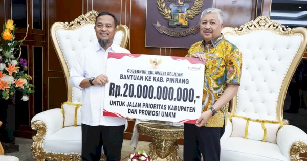 Sinergi Pemprov dan Pemkab Pinrang, Infrastruktur dan UMKM Dapat Dukungan Nyata