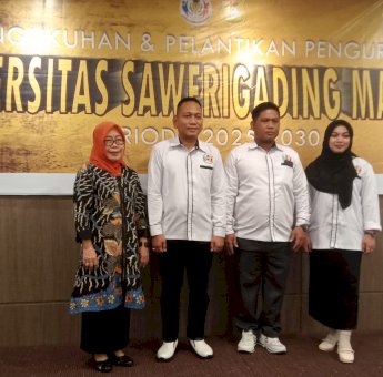 Ismail Resmi Jabat Ketua IKA UNSA Makassar Periode 2025-2030