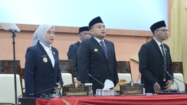 Bersama Wawali Aliyah, Wali Kota Munafri Paparkan Pertanggungjawaban APBD 2024 di Paripurna DPRD Makassar