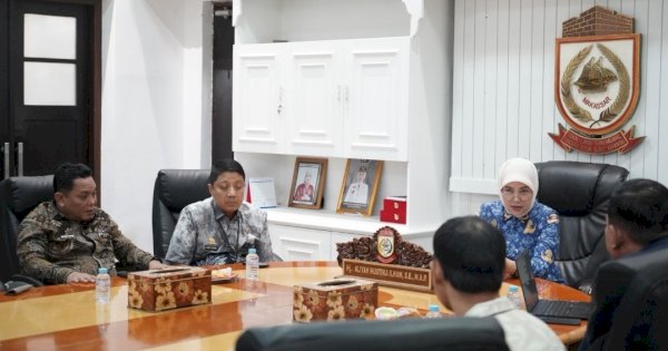 Kesbangpol Dampingi Wakil Wali Kota Terima Audiensi YPKDS Sulsel