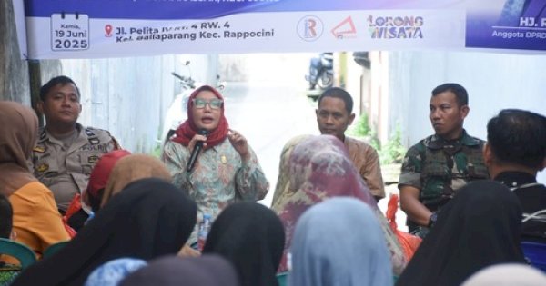 Legislator Makassar Rezki Tegaskan Pendataan Ulang Bantuan PKH di Reses Ballaparang