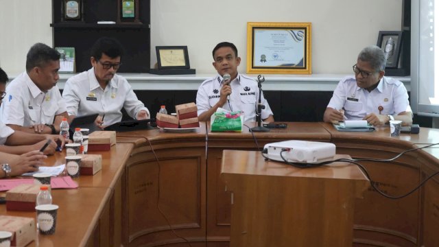 Wabup Pinrang Sudirman Bungi Pimpin Langsung Rakor Pelaksanaan Program MCP