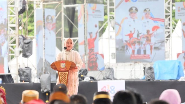 Wagub Sulsel Fatmawati Rusdi di HUT Makassar: Wujudkan Kota Bersih, Hijau, dan Berdaya Saing!