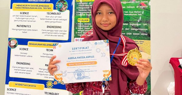 Membanggakan, Aqeela Hafiza Berhasil Meraih Predikat Penyaji Terbaik pada Bina Talenta Indonesia di Surabaya