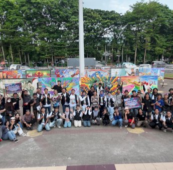Workshop dan Lomba Mural di Monumen Mandala: Merangkai Semangat Pembebasan dan Budaya Sulawesi Selatan