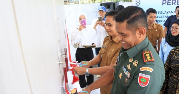 Wabup Pinrang Resmikan SPPG, Dorong Pemenuhan Gizi Anak Sekolah