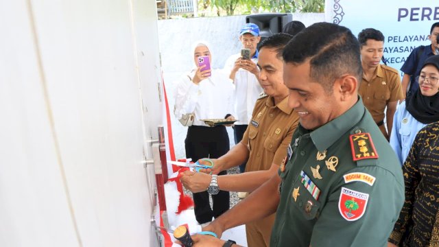 Wabup Pinrang Resmikan SPPG, Dorong Pemenuhan Gizi Anak Sekolah