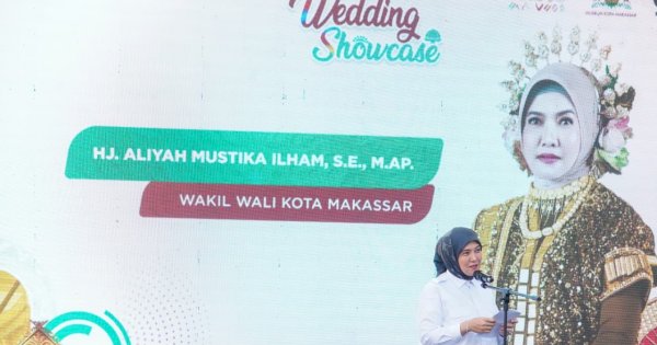 Aliyah Mustika Ilham Buka Makassar Wedding Showcase 2025: Ajak Generasi Muda Cinta Budaya Lokal
