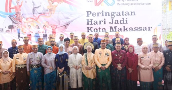 Makassar Jadi Episentrum Pembangunan, Kepala Daerah Se-Sulsel Hadiri HUT ke-418