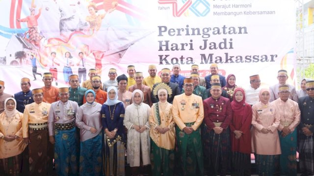 Makassar Jadi Episentrum Pembangunan, Kepala Daerah Se-Sulsel Hadiri HUT ke-418