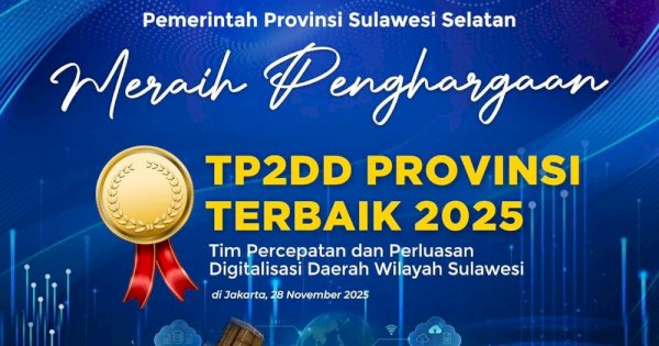 Kinerja Digitalisasi Sulsel Diakui Nasional, Gubernur Andi Sudirman: Motivasi untuk Kerja Lebih Baik