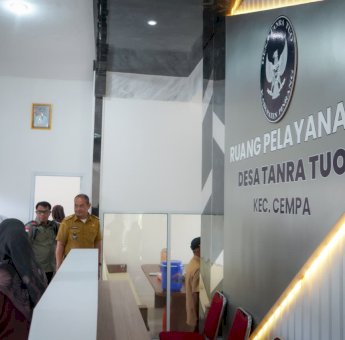 Bupati Irwan Resmikan Kantor Desa Tanra Tuo, Wujud Peningkatan Layanan Publik di Tingkat Desa