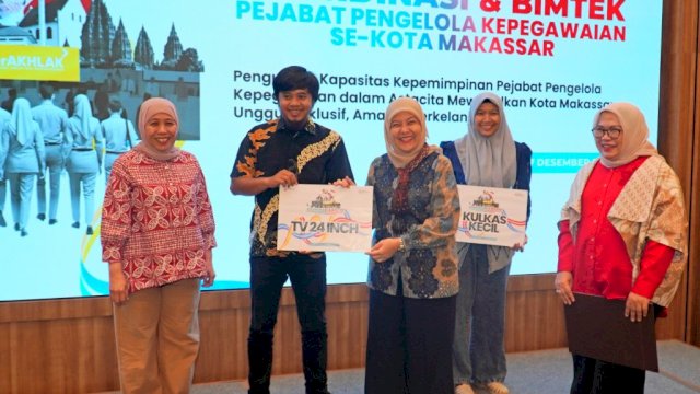 Aliyah Mustika Ilham, Buka Kegiatan Koordinasi dan Bimtek Pejabat Pengelola Kepegawaian se-Kota Makassar di Yogyakarta