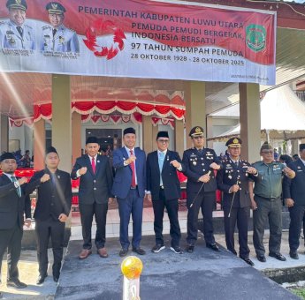 Ketua DPRD Luwu Utara Husain Tekankan Peran Pemuda dalam Pembangunan Daerah