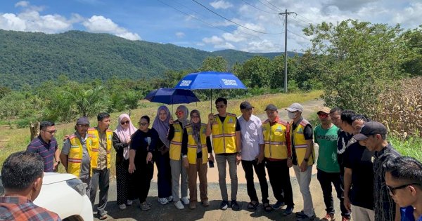 Dinas PUPR Lutim Dampingi Pemprov Sulsel Tinjau Ruas Jalan Ussu–Nuha–Bts Sulteng, Anggaran Siap Dialokasikan
