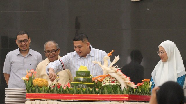 Fathur Rahim Hadiri Syukuran HUT ke-418 Kota Makassar