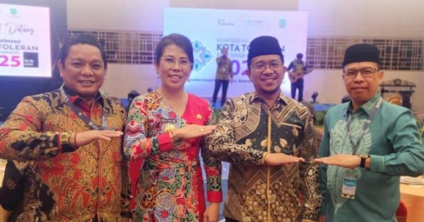 Fathur Rahim Wakili Wali Kota pada Konferensi Kota Toleran