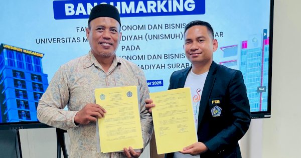 Prodi Manajemen FEB Unismuh dan UM Surabaya Jalin Kolaborasi, Perkuat Implementasi OBE