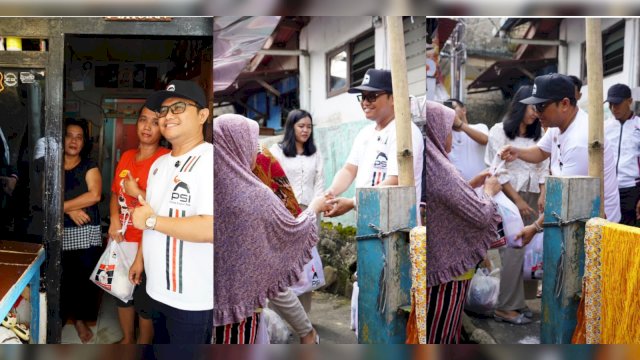 Ketua DPP PSI Irfan Aghasar Berbagi Sembako untuk Kader dan Warga di Bogor.