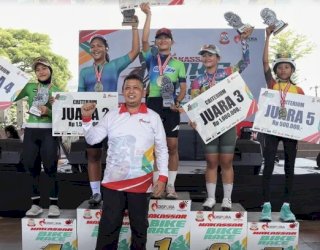 Dispora Makassar Perkuat Ekosistem Olahraga dengan Makassar Bike Race 2026