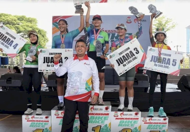 Dispora Makassar Perkuat Ekosistem Olahraga dengan Makassar Bike Race 2026