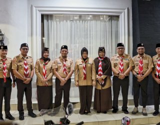 Kontingen Pramuka Makassar Dilepas Menuju Jambore Nasional XII