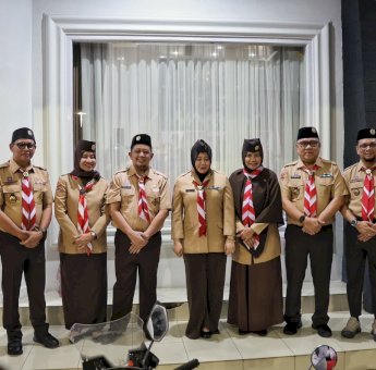 Kontingen Pramuka Makassar Dilepas Menuju Jambore Nasional XII