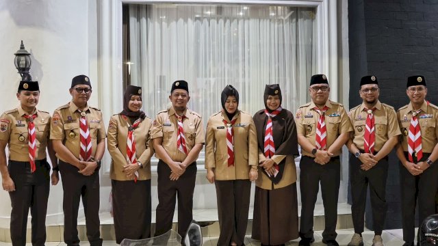 Kontingen Pramuka Makassar Dilepas Menuju Jambore Nasional XII
