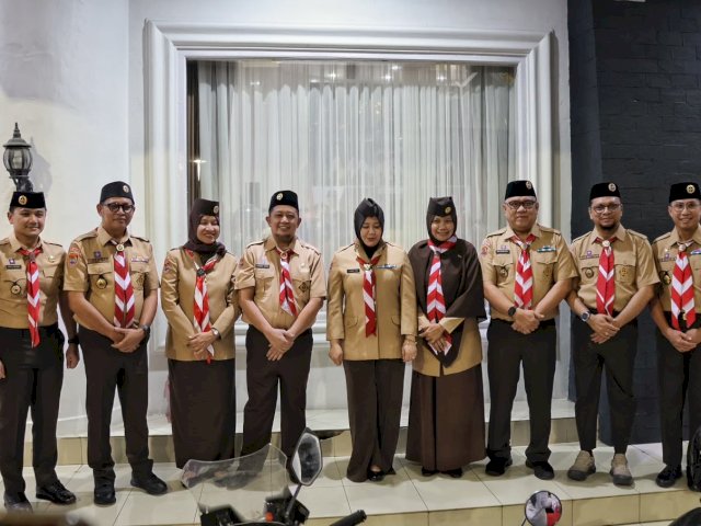 Kontingen Pramuka Makassar Dilepas Menuju Jambore Nasional XII